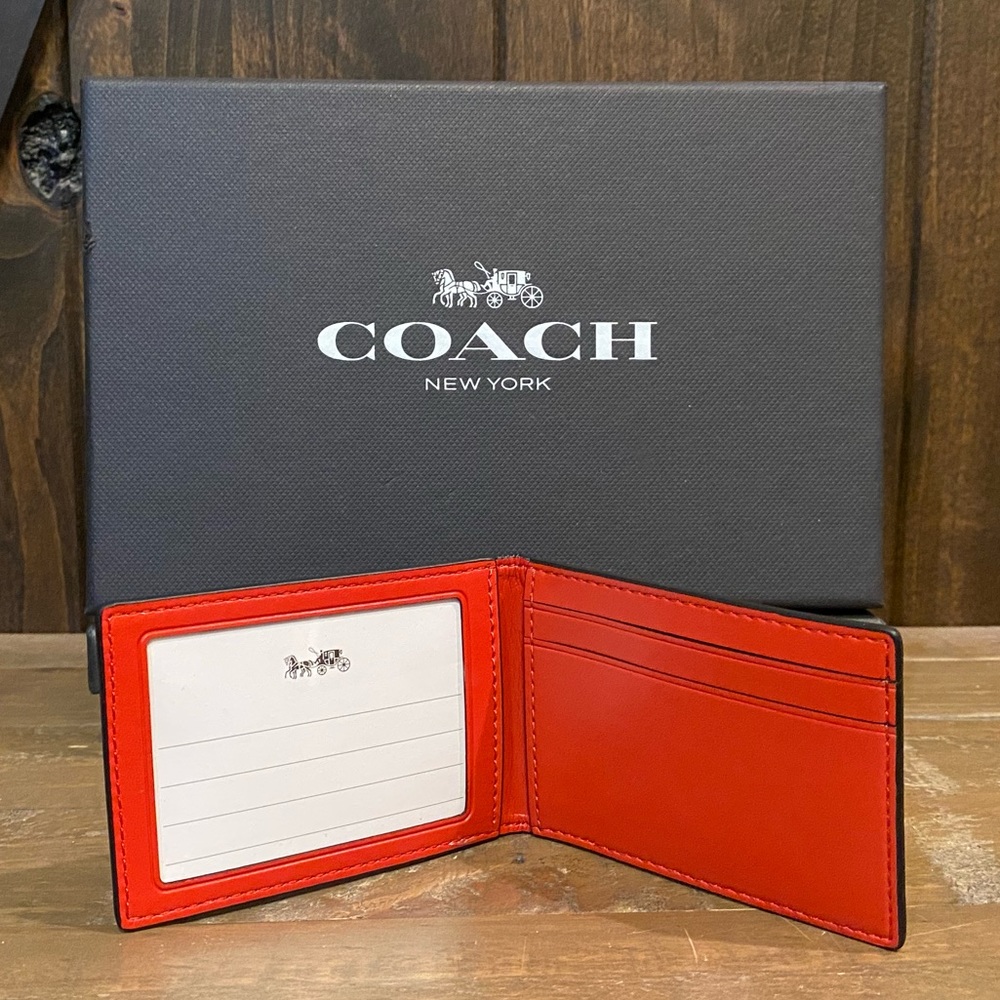 NWT Authentic Coach Signature 3-in-1 Pop Wallet - Picture 5 of 8